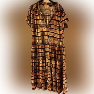 EUC Bernie Dexter Kelly Dress in 3X Book Print